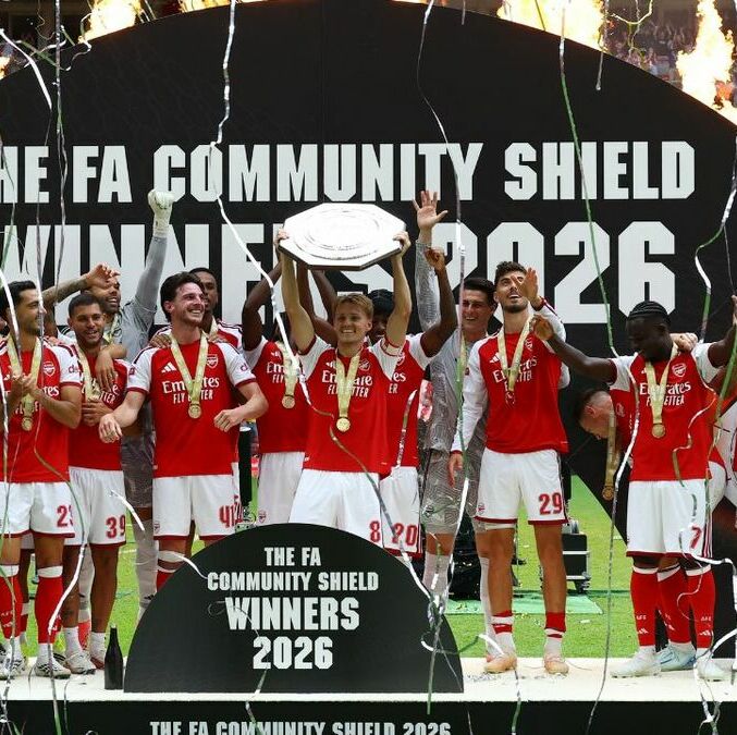 Arsenal quedó Campeón de la Community Shield tras derrotar al Manchester City | Foto: Reuters