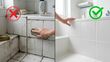 Así puedes devolverle a las juntas del baño su aspecto original | Foto: Gemini