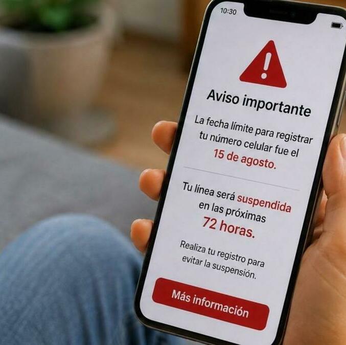 Las líneas sin registrar serán suspendidas dentro de las 72 horas posteriores al vencimiento del plazo. Foto: ChatGPT