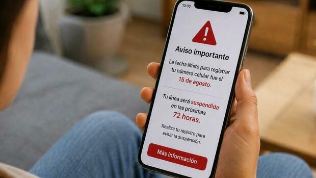 Las líneas sin registrar serán suspendidas dentro de las 72 horas posteriores al vencimiento del plazo. Foto: ChatGPT