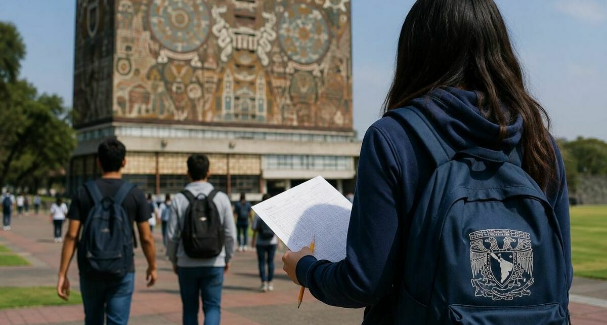 Regreso a clases para aspirantes seleccionados Examen de Control UNAM (FOTO: IA Gemini)