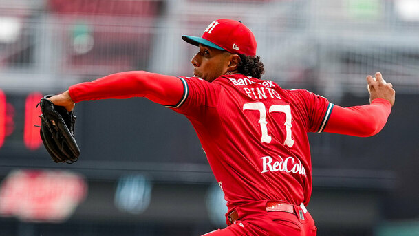 Ricardo Pinto lanzando para los Diablos en el Juego 7 ante Guerreros. (Foto: Diablos Rojos del México)