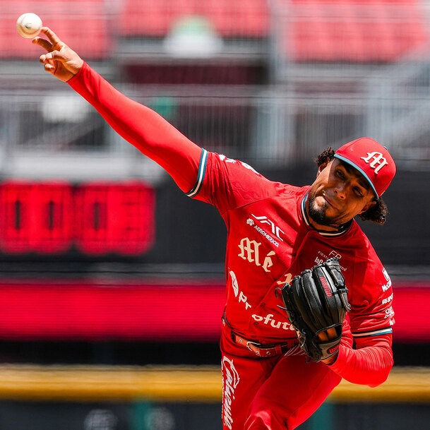 Ricardo Pinto solo lanzó una entrada para Diablos en el Juego 7 ante Guerreros. (Foto: Diablos Rojos del México)