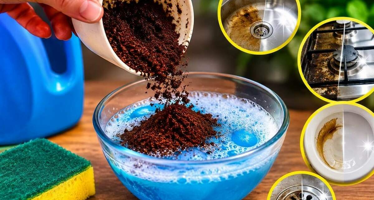 No tires el café usado: mézclalo con detergente y descubre para qué sirve (FOTO: IA Gemini)