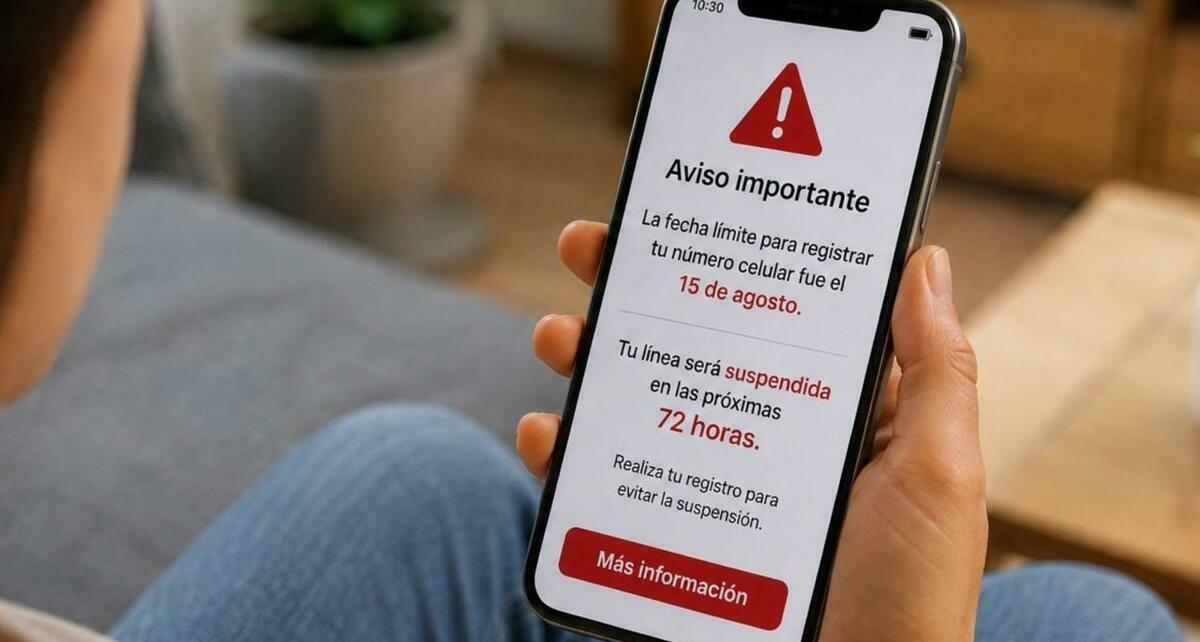 Las líneas sin registrar serán suspendidas dentro de las 72 horas posteriores al vencimiento del plazo. Foto: ChatGPT