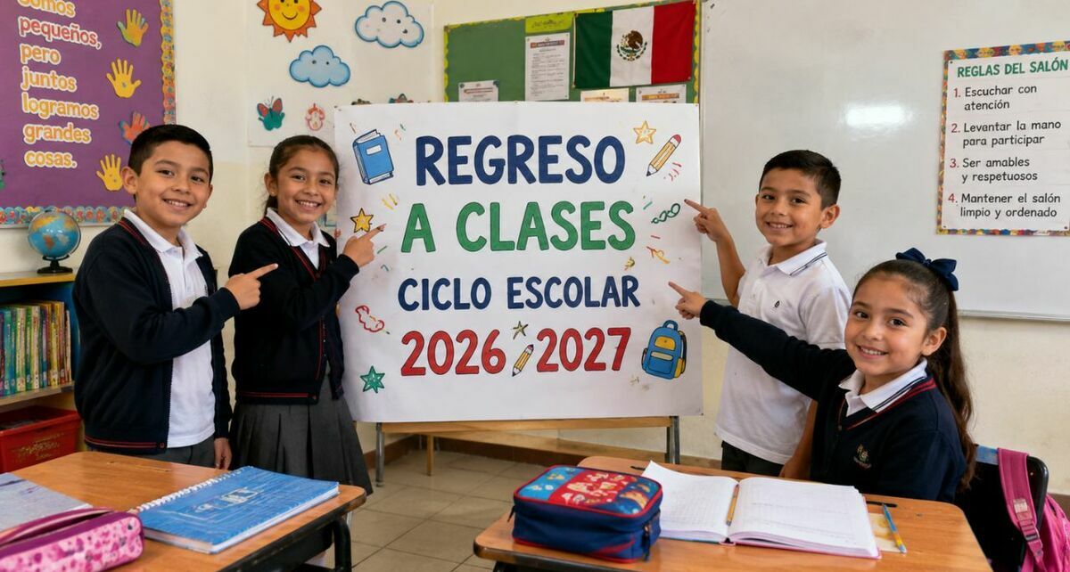 Así queda el regreso a clases del ciclo 2026-2027: ¿quiénes inician clases antes? (ChatGPT).