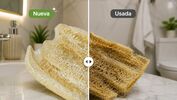 Zacate natural: el tiempo que realmente dura un estropajo de fibra vegetal| Foto: ChatGPT