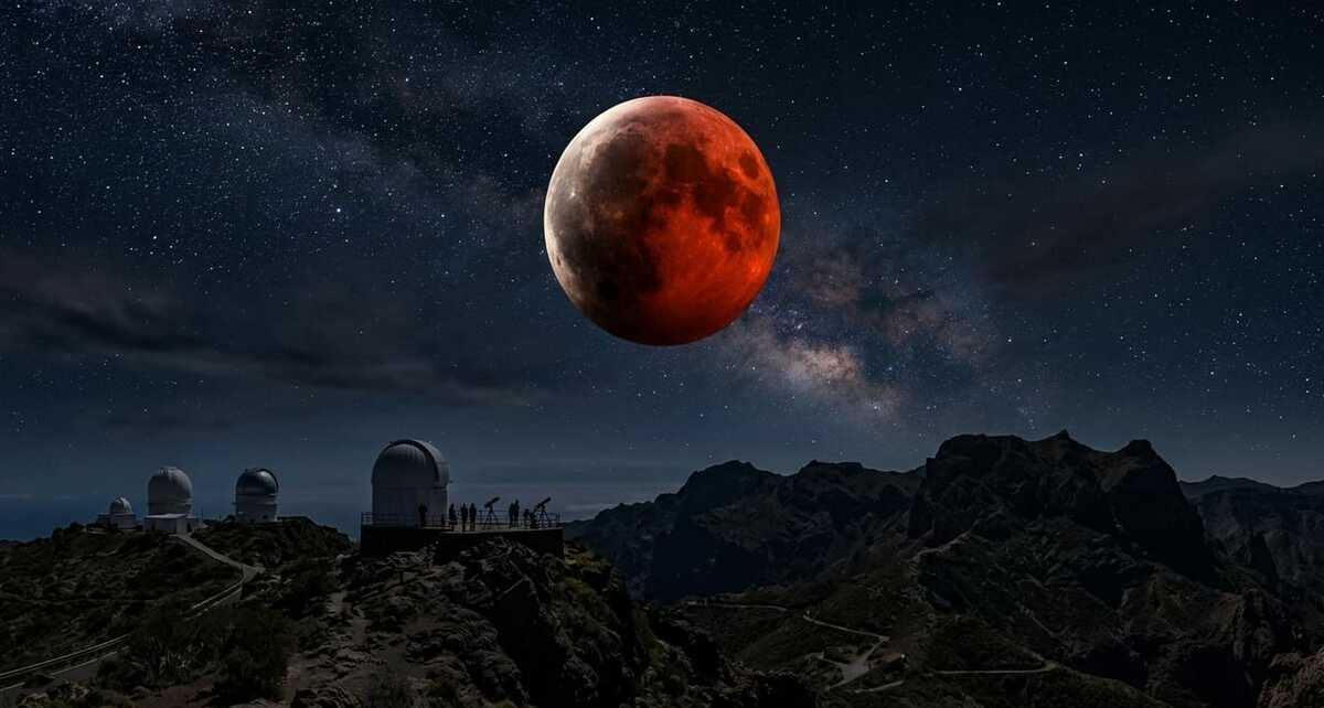 Eclipse Luna de Sangre Agosto 2026 (FOTO: IA Gemini)