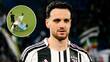 El jugador de la Juventus fue derribado por la espalda tras un resbalón de un aficionado que invadió la cancha. FOTO: @federicogatti.4 / Captura
