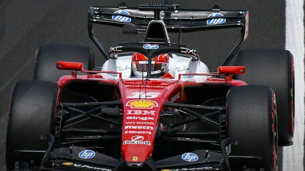 Lecrerc se quedó con el primer sitio en la primera prueba libre. (Foto: F1)
