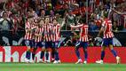 Lee Kang-in celebra tras marcar el primer gol del conjunto colchonero ante el Málaga. FOTO: Reuters