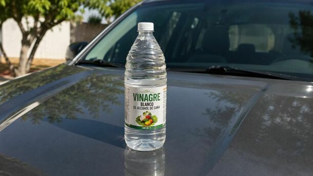 ¿Qué pasa si echas vinagre en el parabrisas del coche? El truco que puedes intentar para su cuidado. (ChatGPT).