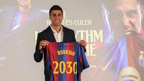 Rodri Hernández es nuevo jugador del Barcelona (Fotografía: EFE)