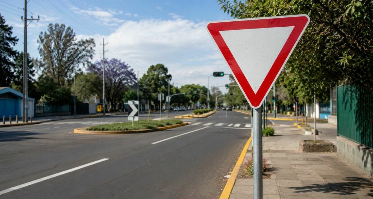 Triángulo rojo y centro blanco: ¿qué te está indicando carreteras y vialidades? (ChatGPT).