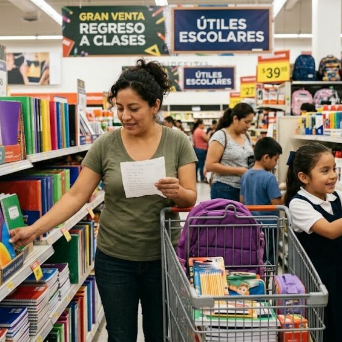 ¿Dónde encontrar útiles escolares económicos en CDMX para el regreso a clases 2026-2027? | Foto: Gemini