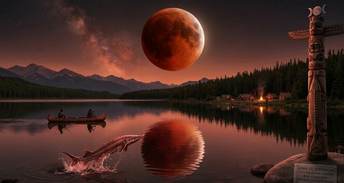 ¿Cuándo se podrá ver la Luna de Esturión 2026? Conoce los detalles | Foto: Gemini ai