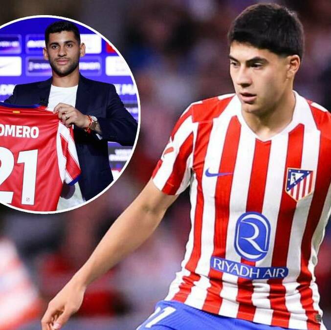 Obed Vargas pierde el dorsal 21 del Atlético de Madrid y queda a la espera de definir su futuro. FOTOS: EFE / @atleticodemadrid