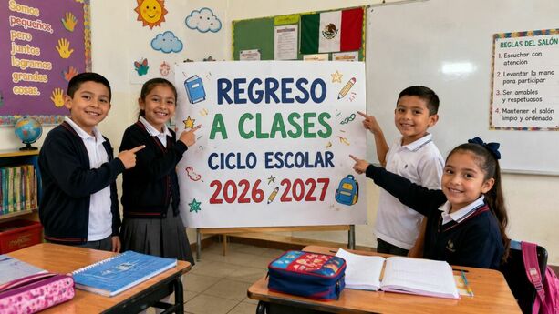 Así queda el regreso a clases del ciclo 2026-2027: ¿quiénes inician clases antes? (ChatGPT).