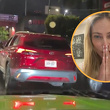 Vanessa Huppenkothen se llevó un gran susto en su regreso a casa a causa de un grupo de montachoques. (@vanehupp/IG)