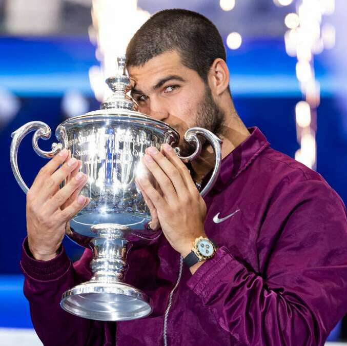Carlos Alcaraz en el US Open 2025 (Reuters)