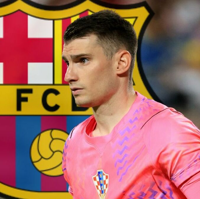 Dominik Livaković habría llegado a un acuerdo con el Barcelona (Fotografía: Mexsport)