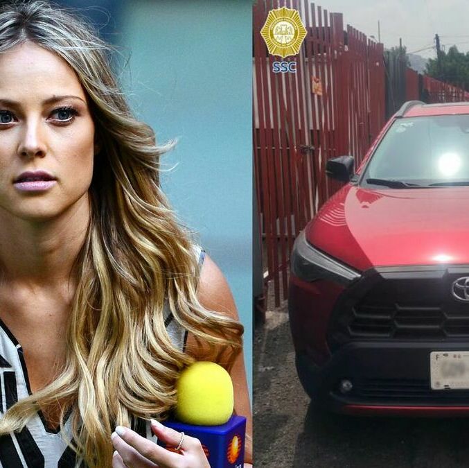 Vanessa Huppenkothen denunció a quienes iban en la camioneta roja. (Foto: Mexsport/ @SSC_CDMX)