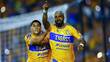 El 'Búfalo' Aguirre celebra la primera anotación de Tigres ante los Potros. FOTO: Imago7