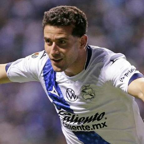 Eduardo Mustre celebran su gol ante Santos. FOTO Imago7