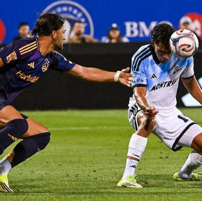 LA Galaxy dejó escapar el triunfo ante el equipo de Montreal. FOTO: Reuters