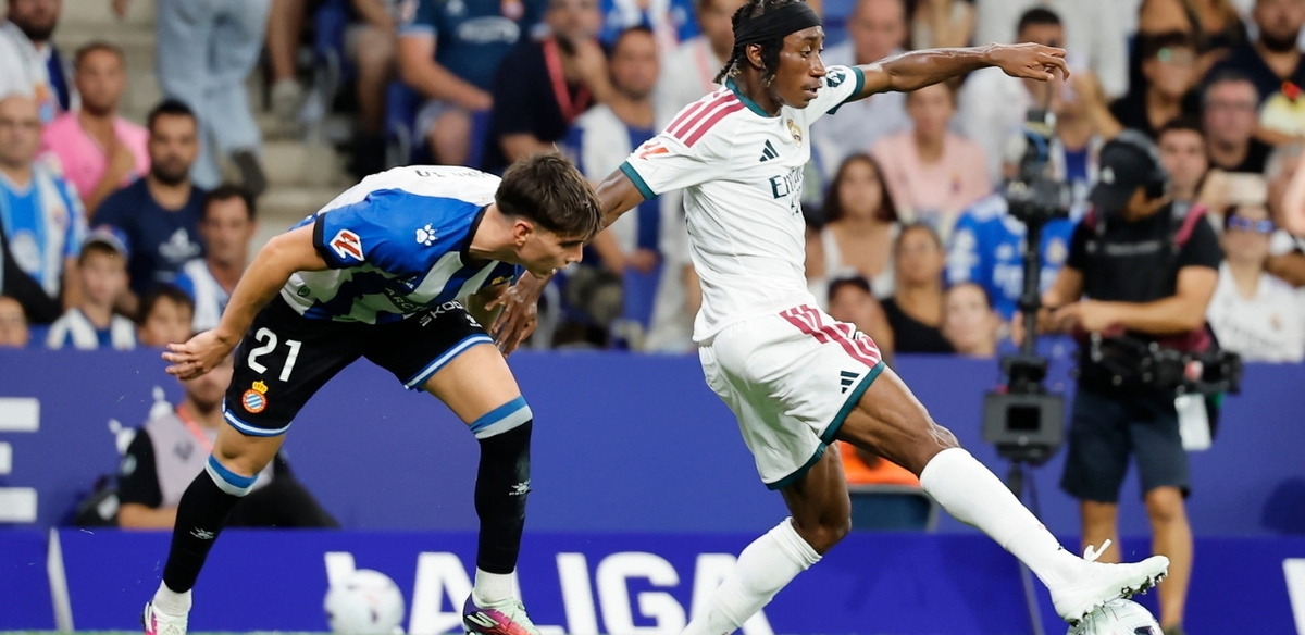 Yan Diomandé con el Real Madrid ante el Espanyol (EFE)