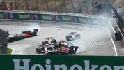 El inicio del Gran Premio de los Países Bajos fue muy accidentado (Reuters)