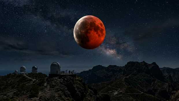 Eclipse Luna de Sangre Agosto 2026 (FOTO: IA Gemini)