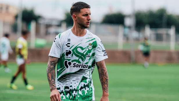Franco Pardo llegó a reforzar al Santos. (Foto: X Club Santos Laguna)