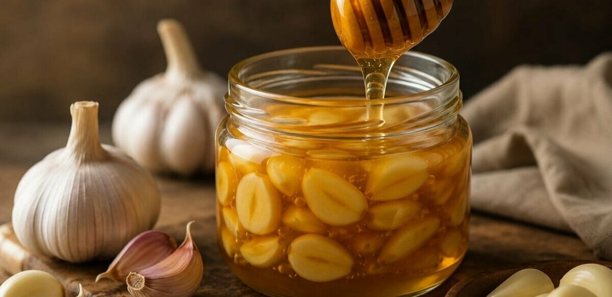 Miel con Ajo: Conoce los beneficios de este remedio casero poderoso (FOTO: IA Gemini)