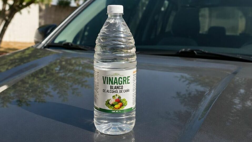 ¿Qué pasa si echas vinagre en el parabrisas del coche? El truco que puedes intentar para su cuidado. (ChatGPT).