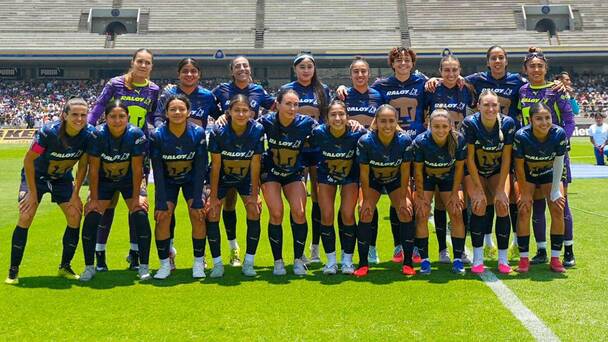 Pumas Femenil previo a un partido ante León (Imago7)