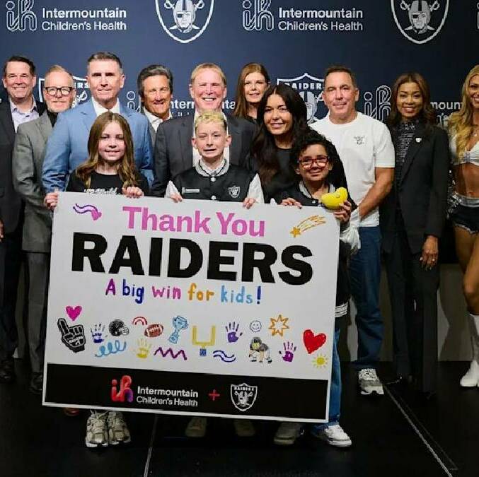 Raiders realizó una donación de 25 millones de dólares / Cortesia