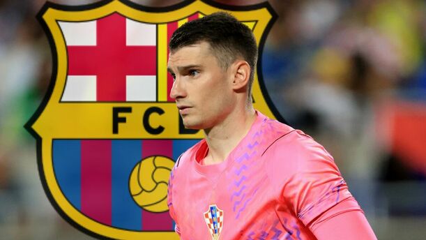 Dominik Livaković habría llegado a un acuerdo con el Barcelona (Fotografía: Mexsport)