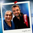 El médico junto a Dimitrov, a quien le salvó la vida. (Foto: Especial)