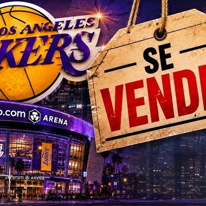 Los Lakers estarían vendiéndose poco a poco. (Foto: ChatGPT)