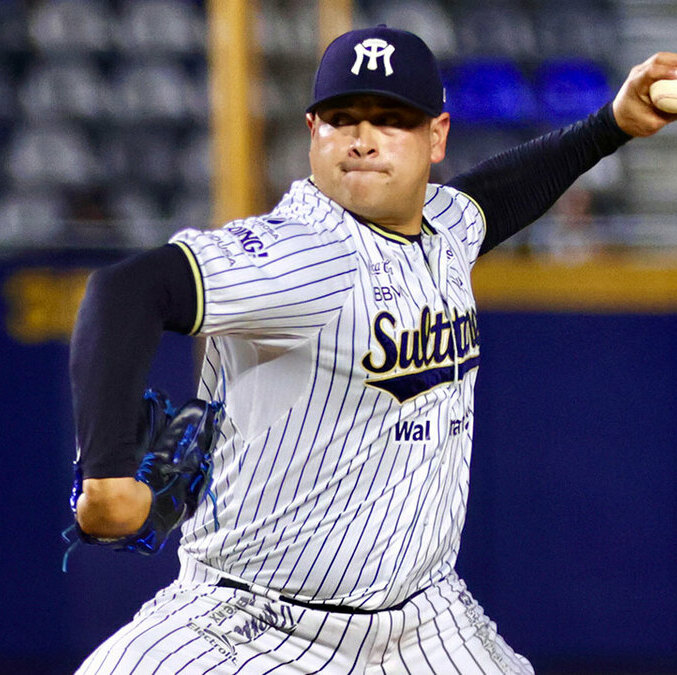 Manny Bañuelos lidera la rotación de Sultanes en la Serie de Campeonato 2026. (Foto: Sultanes de Monterrey)