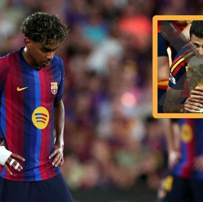 Barcelona no homenajeó a los Campeones del Mundo ante el Athletic Club (Fotografías: Reuters)