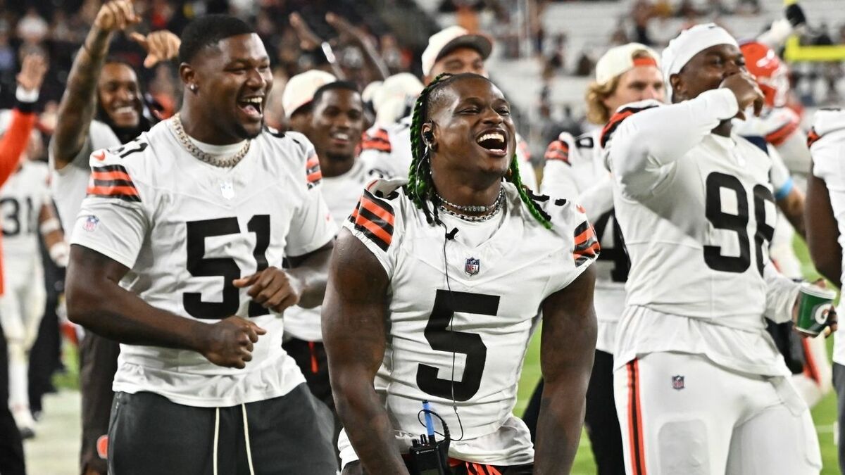 Los Browns cerraron la pretemporada bailando a los Patriots (Fotografía: Reuters)