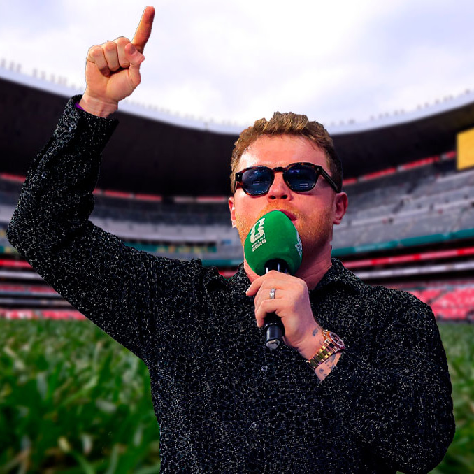 Canelo Álvarez, abierto a pelear en el Estadio Azteca. (Fotos: Mexsport)