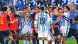 El momento en que pelearon en la Final del Mundial 2026. (Foto: Mexsport)
