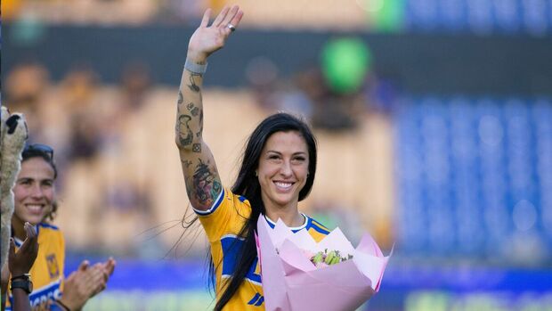 Jenni Hermoso se despidió de Las Amazonas y buscará seguir su carrera en Europa (Fotografía: Mexsport)