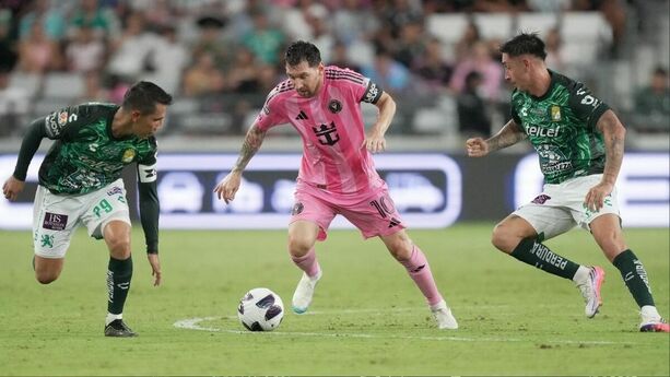 Lionel Messi e Inter Miami ante el León (Reuters)