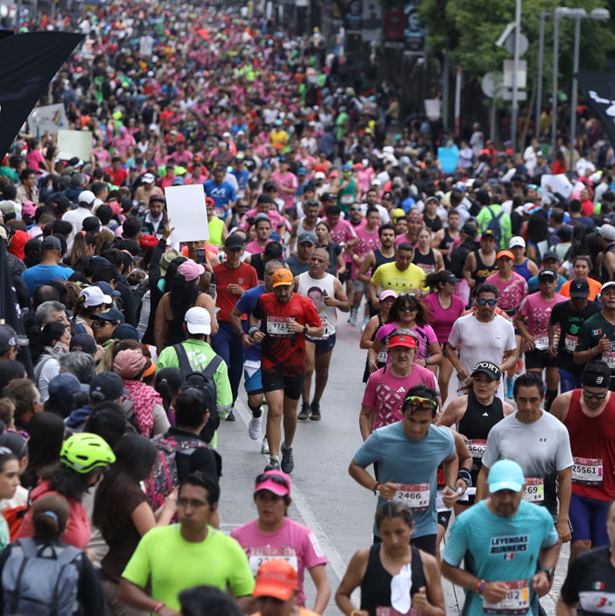 El Maratón de la Ciudad de México estará bien vigilado. (Foto: Imago7)