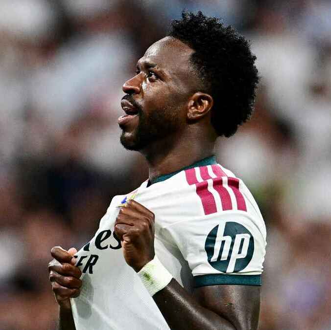 Vinícius Jr., uno de los líderes del Real Madrid (Reuters)