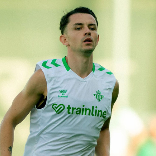 Álvaro Fidalgo sufre con las lesiones. (Foto: X @RealBetis)